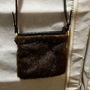 Pritzi faux fur crossbody bag